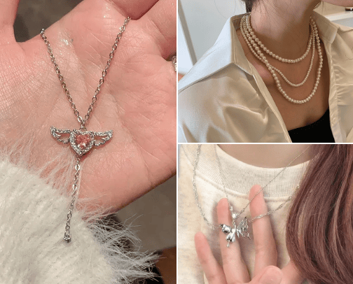 cute affordable jewelry 😍✨ cover photo collage