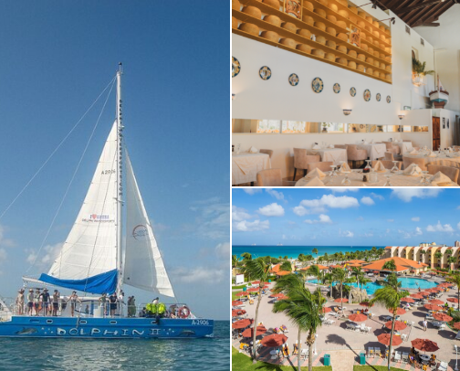 Aruba Vaction cover photo collage