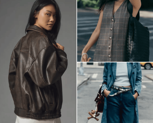 Anthropologie best sellers cover photo collage