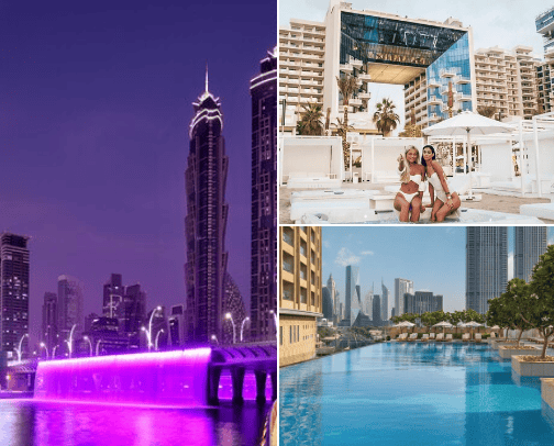 Visit Dubai cover photo collage