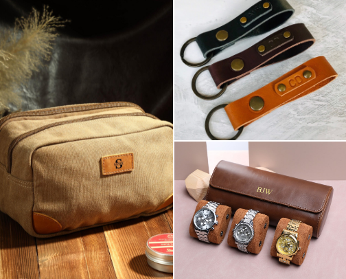 BEST GIFT IDEA : A Premium & Personalized Gifts for Him (Etsy Finds He Will Actually Use) cover photo collage