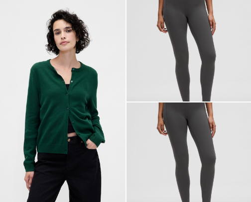 FALL FASHION FOR WFH MOMS WHO WORK OUT DURING LUNCH 🕶️ cover photo collage