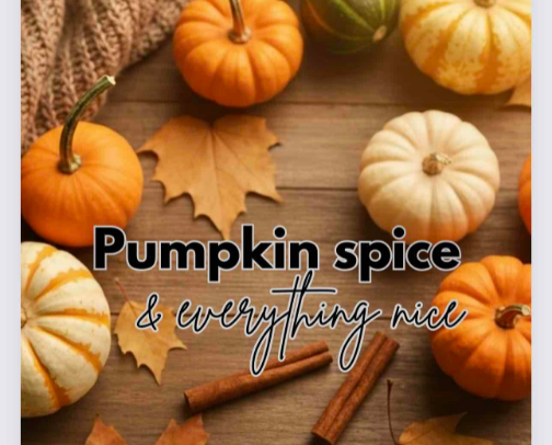 Pumpkin spice & everything nice 🎃 cover photo collage