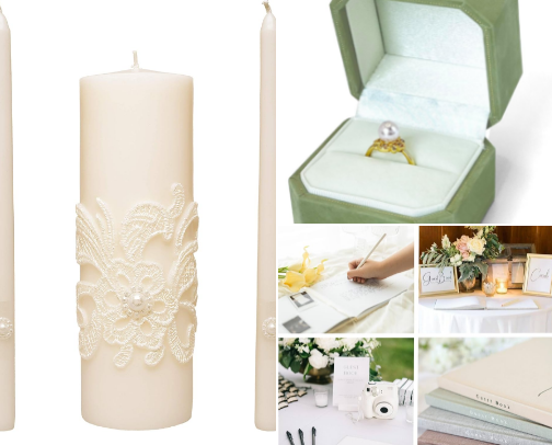 WEDDING DAY ESSENTIALS cover photo collage