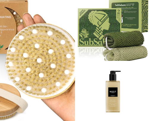 must have shower products cover photo collage