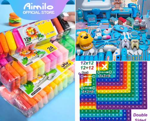 Mainan anak murah dan terlengkap cover photo collage