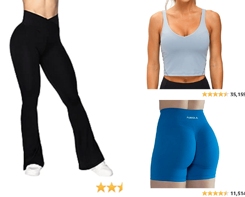 ACTIVE WEAR cover photo collage