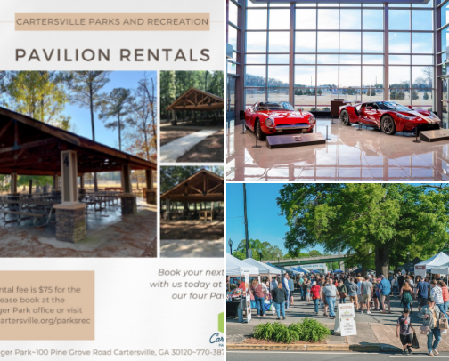 Southern Charm and Rich History in Cartersville, Ga.! cover photo collage