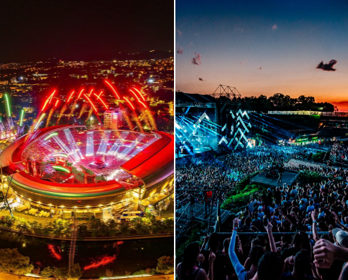Untold/Exit Festivals cover photo collage