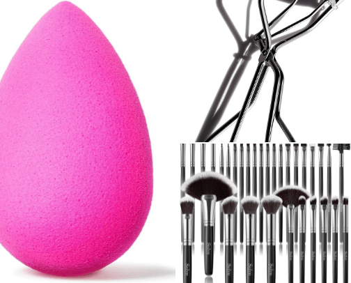 My Fav Makeup Tools cover photo collage