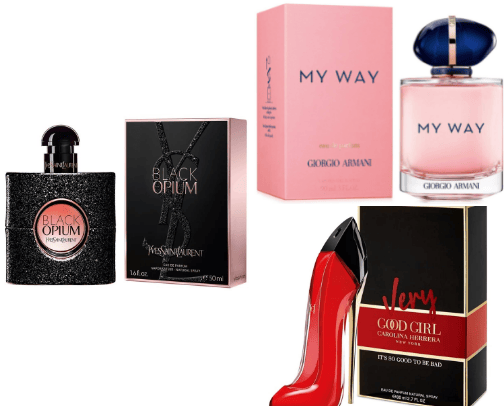 perfume cover photo collage