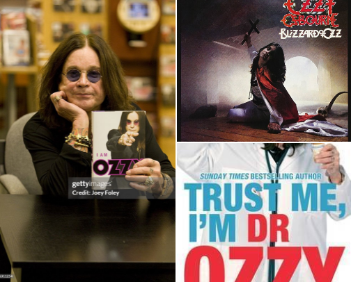 Ozzy Osbourne Forever cover photo collage