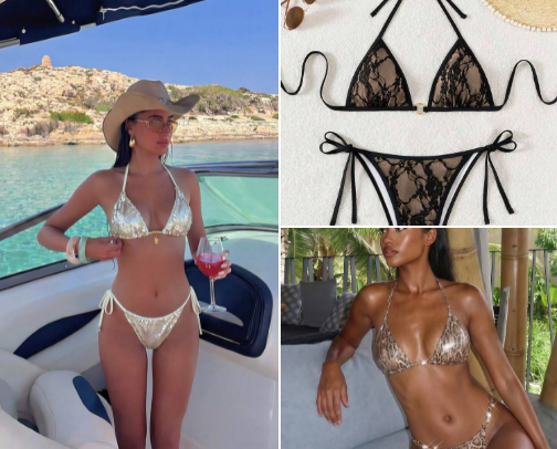 Beach wears| Bikinis and Cover ups👙 cover photo collage