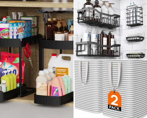 My Mama Life Organization Must-Haves For The Home. cover photo collage