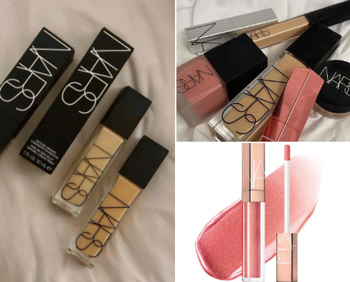 essential makeup products💋 cover photo collage