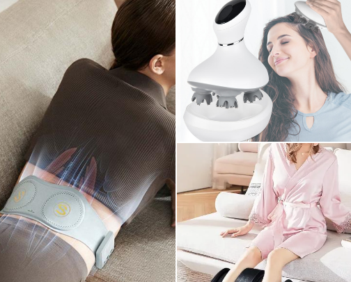 The Ultimate At-Home Spa Guide: Best Massage & Relaxation Tools cover photo collage
