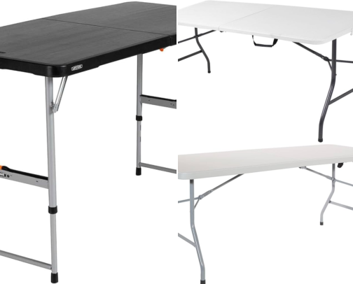 I Finally Found a Foldable Table That Doubles as My Home Packaging Station cover photo collage