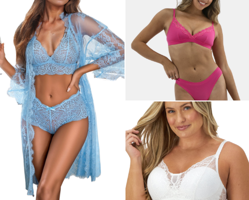 Sexy lingerie is every woman's bestie cover photo collage