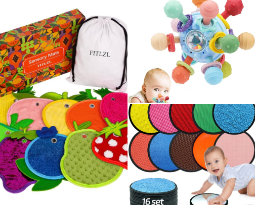 Baby/Toddler Sensory cover photo collage