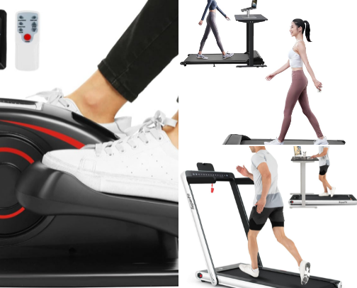 Under Desk Treadmill cover photo collage