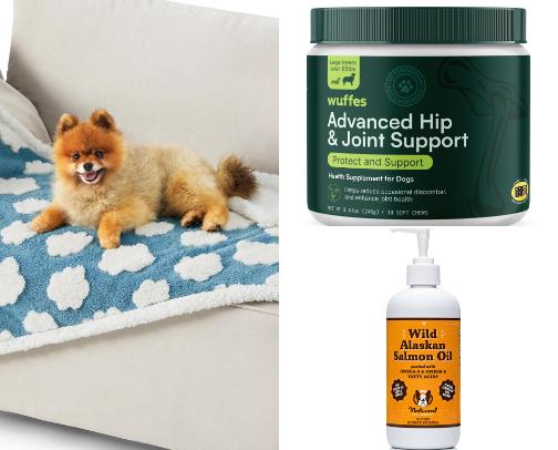 Dog mom necessities cover photo collage