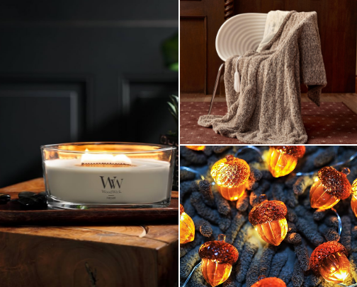 Some cozy things I recommend for autumn 🍁 cover photo collage