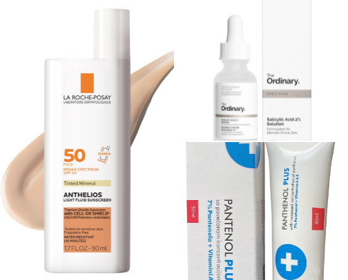 skin care cover photo collage