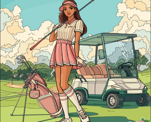 Golf Accessories cover photo collage