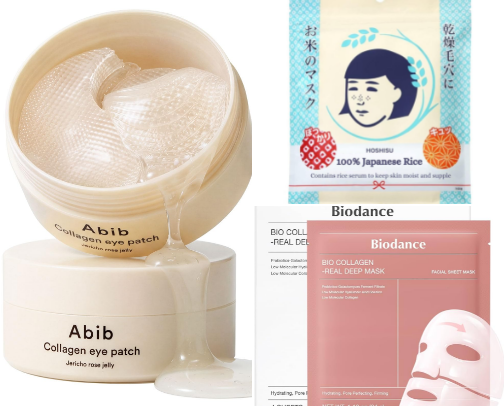 eye patches & face masks cover photo collage