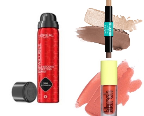 my everyday make up look to look like a FAIRY cover photo collage