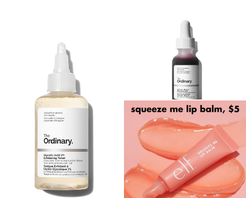 Skincare favs cover photo collage