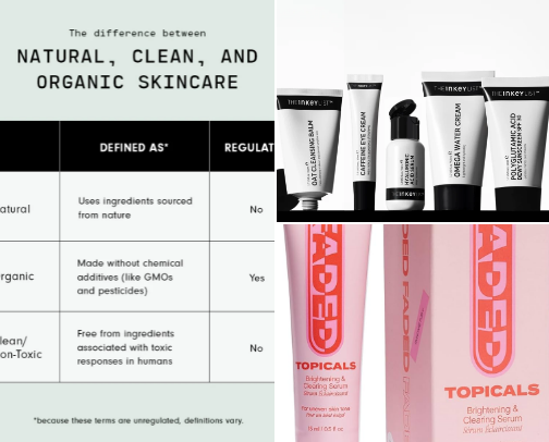 Clean beauty brands cover photo collage