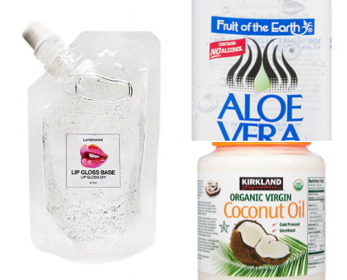 My DIY Lip Gloss Recipe 💋✨ cover photo collage