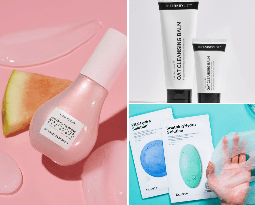 SKINCARE✨ for glowing skin✨ cover photo collage