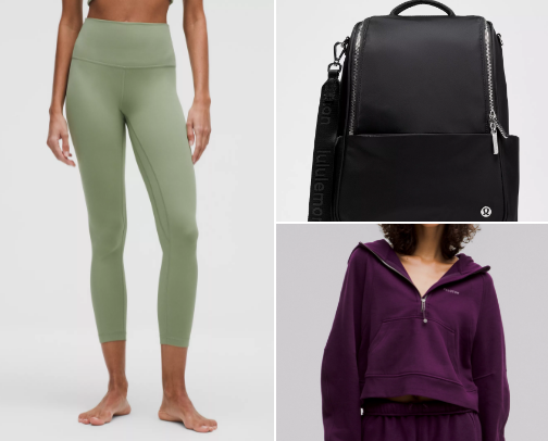 Lululemon Favorites cover photo collage