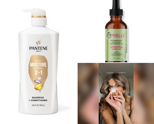 Luscious hair care routine 🌺 cover photo collage