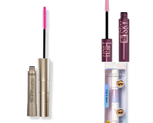 mascaras / fake lashes cover photo collage