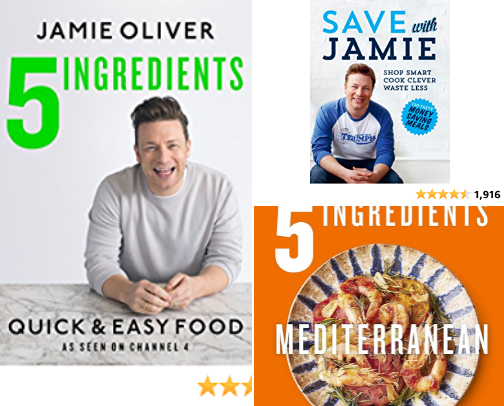 Simple and delicious recipes by Jamie Oliver cover photo collage