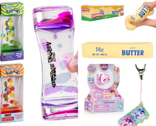 Needoh- inspired gifts for kids Slime, Squishes and Sensory toys cover photo collage
