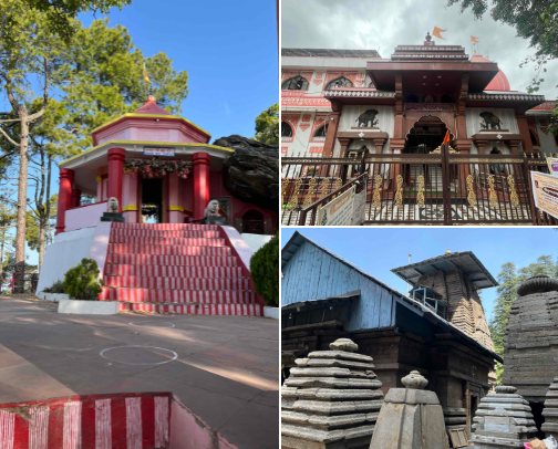 Temples of India cover photo collage