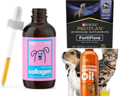 Dog Supplements cover photo collage