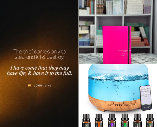 Faith-Inspired Tools for a Centered Life cover photo collage