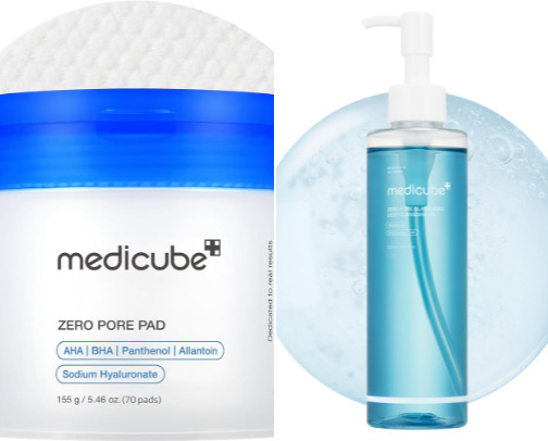 Skincare Products for pores 🤍💙 cover photo collage