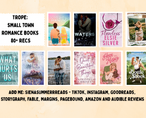Small Town Adult Romance Book Recommendations 📚 cover photo collage