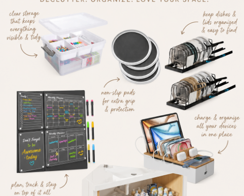 Home Organization Must-Haves cover photo collage