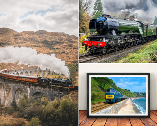 Gift ideas for rail enthusiasts cover photo collage