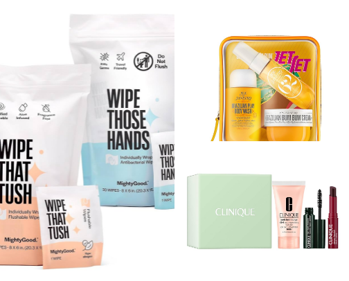 Mini Grooming and Beauty Items for Travel cover photo collage