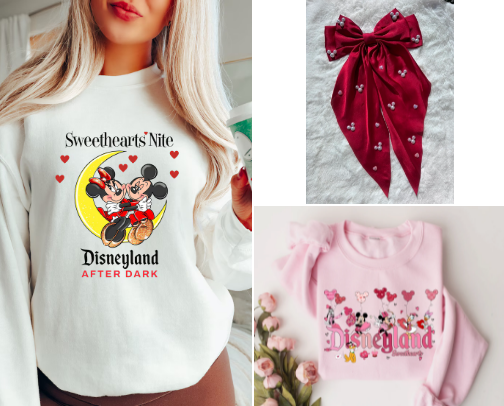Sweathearts Nite At Disneyland & Valentine's Day '25 cover photo collage