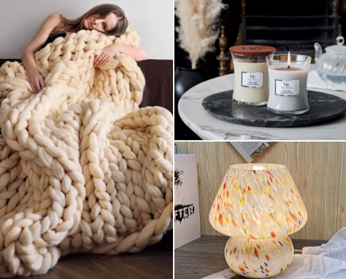 Inspirations et déco pour un salon cocooning et chaleureux cover photo collage