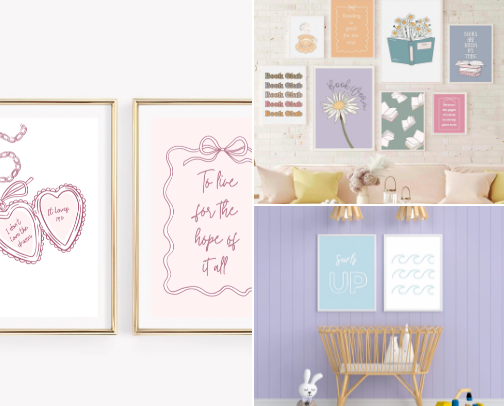 Aesthetic Home Decor|Art cover photo collage